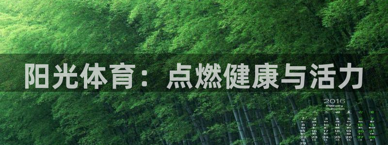 MK体育官网下载平台：阳光体育：点燃健康与活力