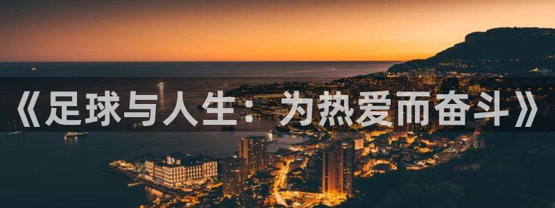 MK体育官方正版app代理：《足球与人生：为热爱而奋斗》