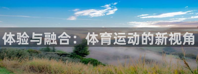 MK体育官方正版app开户：体验与融合：体育运动的新