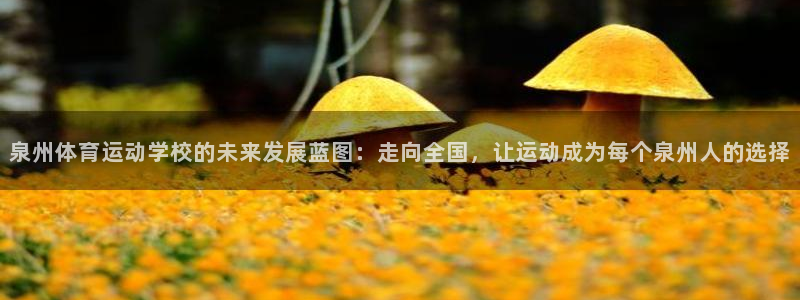 MK体育官网下载招商电话号码：泉州体育运动学校的未来发展蓝图